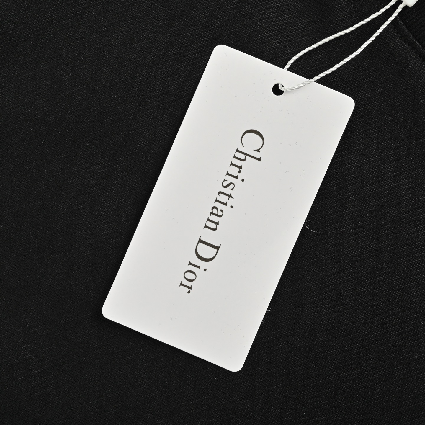 Dior 25ss front and back lettering foam print short sleeves