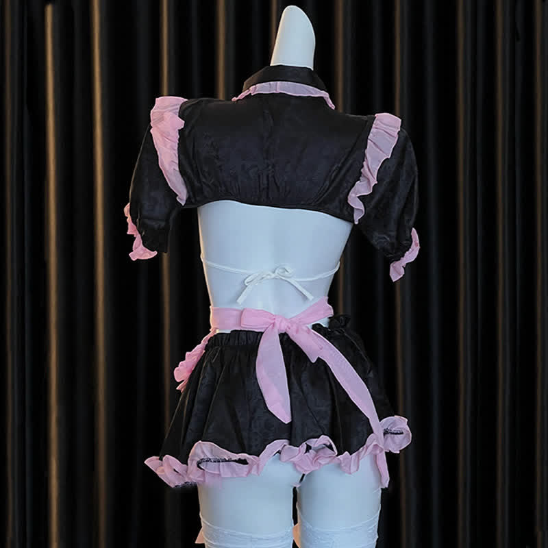 Cute Lace Maid Lingerie Set