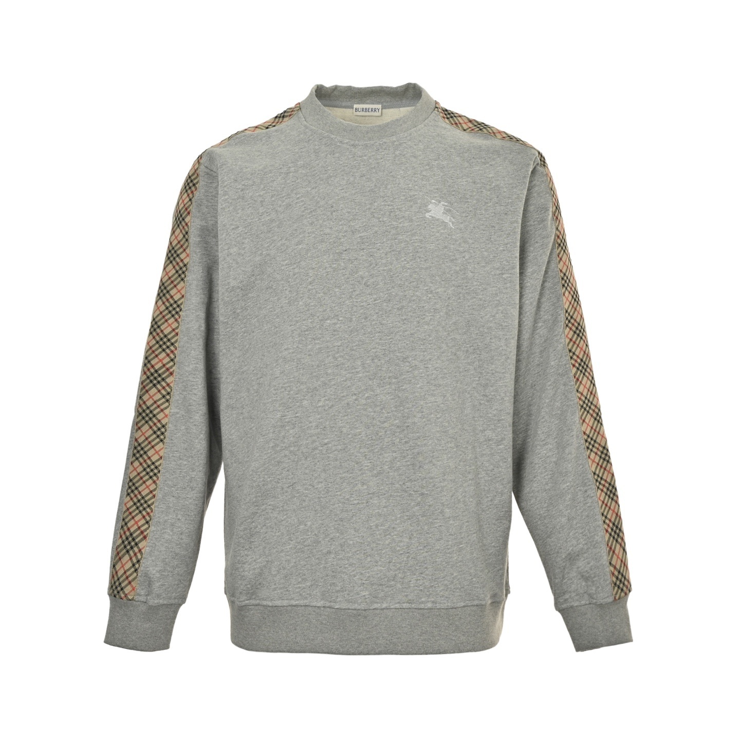 Burberry 25Fw Side Diamond Web Set Crew Neck Sweatshirt