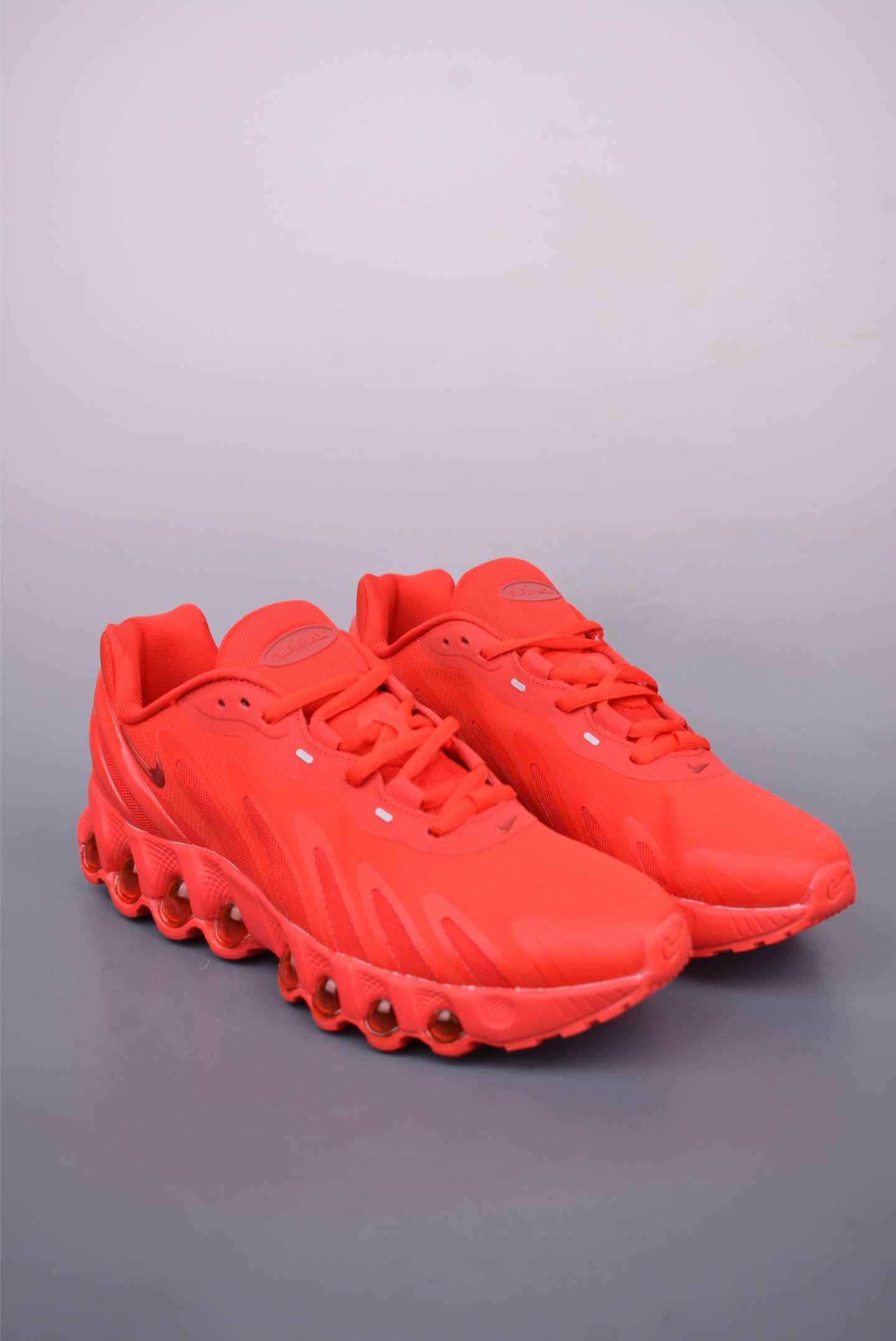 Nike Air Max DN8 running shoes all red FQ7860-049