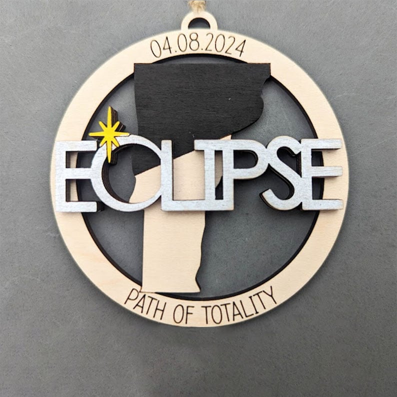 Solar Eclipse 2024 Ornament