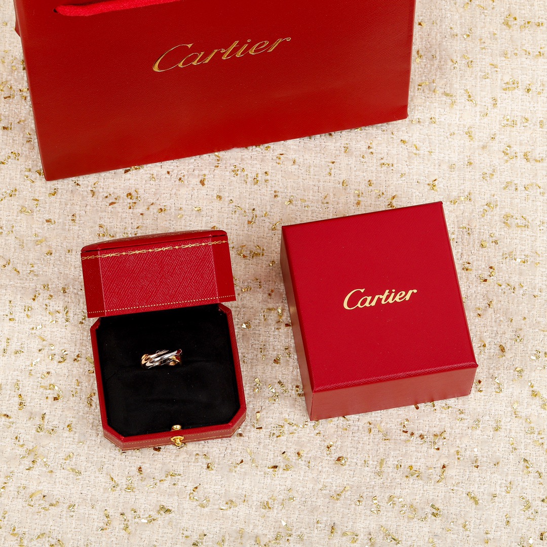 Cartier 3-ring ring