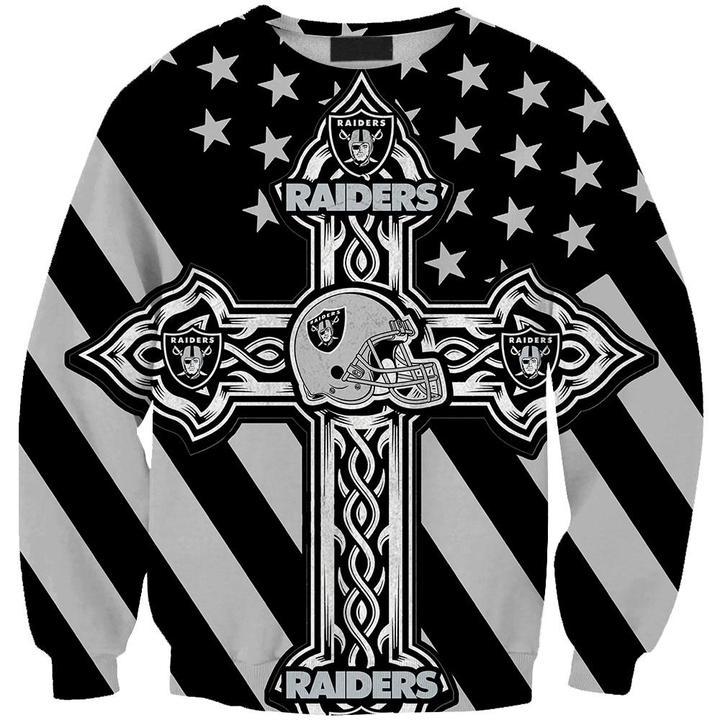 RAIDERS 3D HOODIE UNIQUE 122