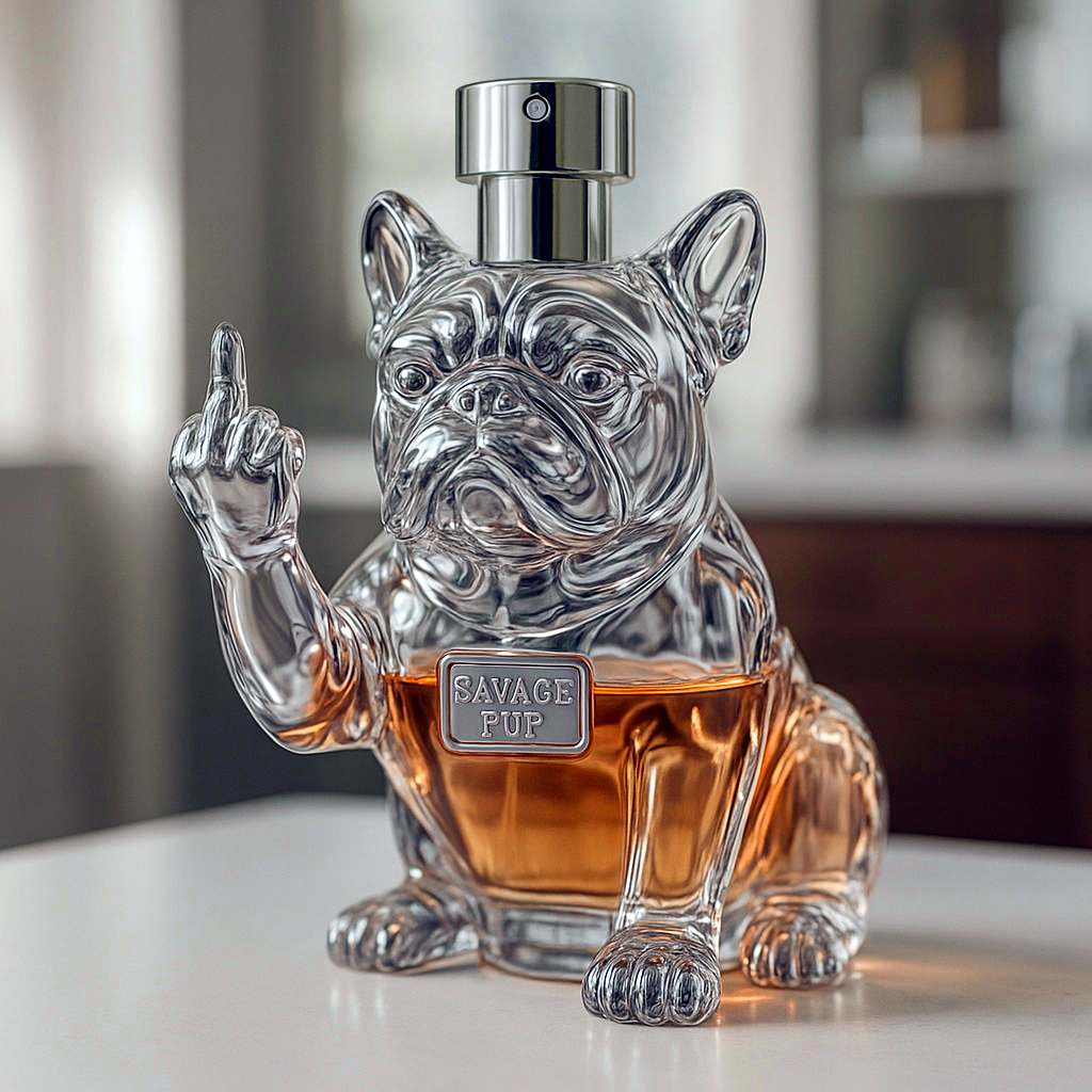 Funny Bulldog Perfume Bottle