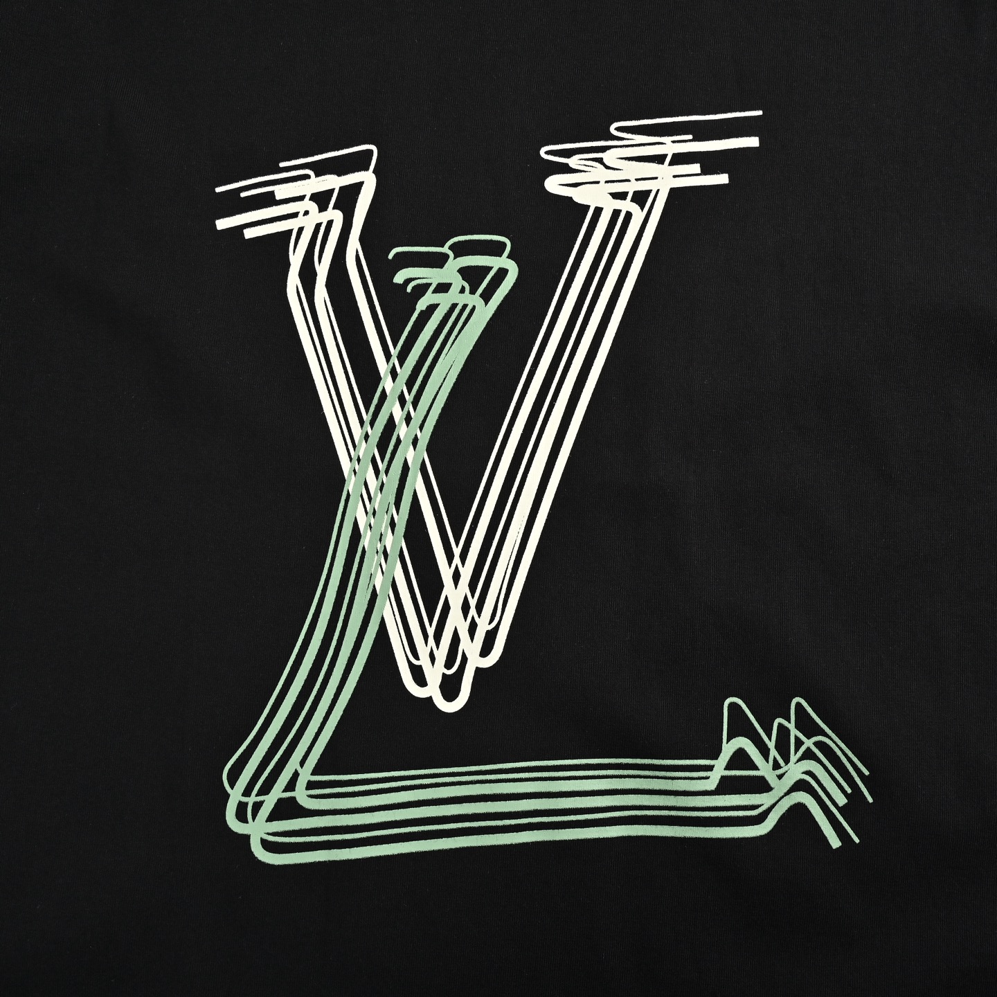 Louis Vuitton 25ss line logo print short sleeves