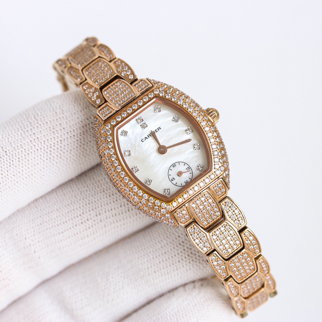 Cartier Gypsophila - Mini lady tonneau watch