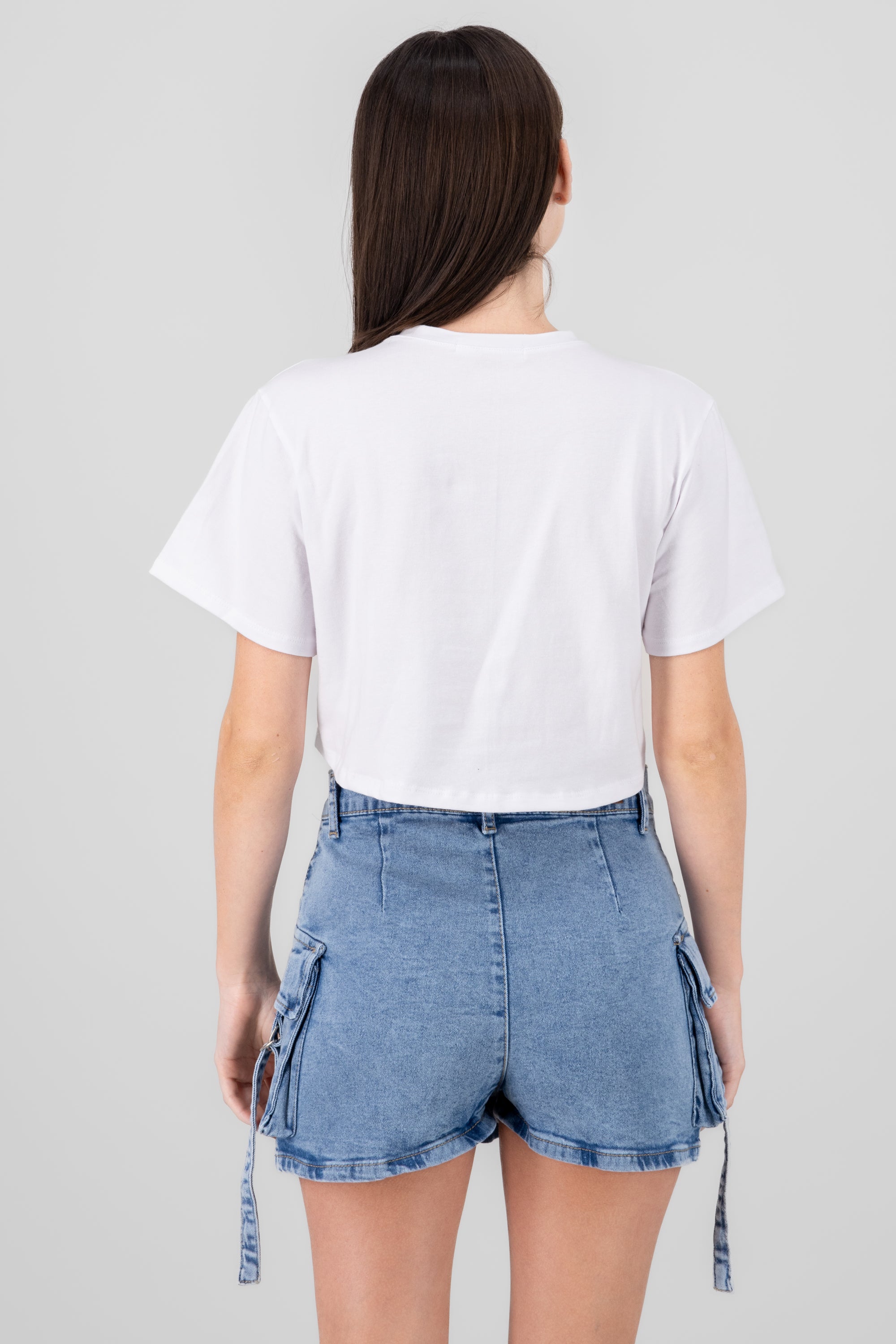 New York Graphic Cropped T Shirt