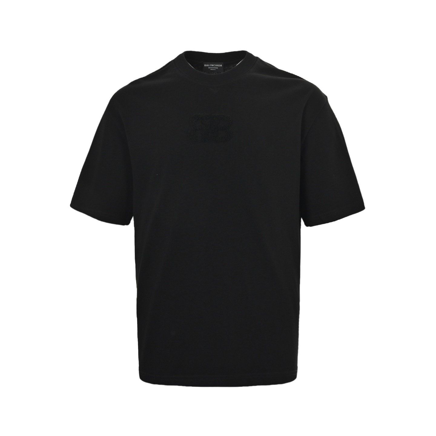 Balenciaga 25ss Double B Towel Embroidered Short Sleeves