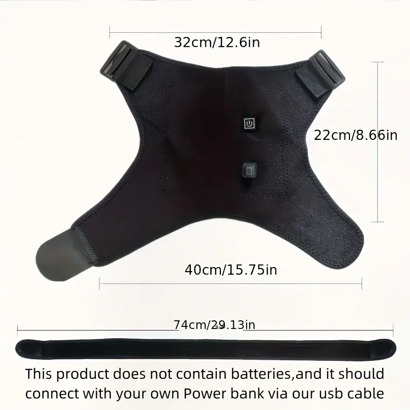 Ergonomic Wireless Heated Shoulder Wrap