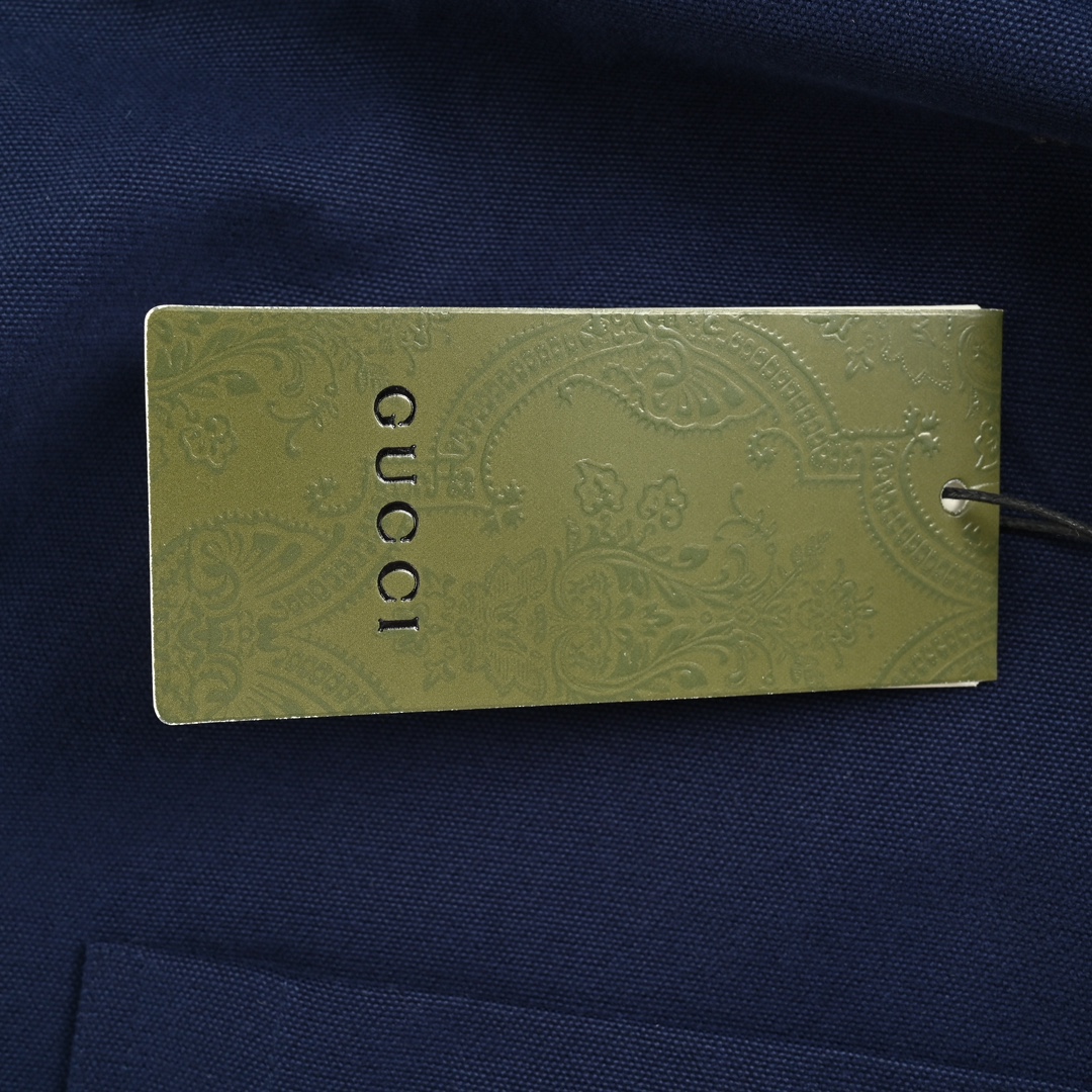 Gucci 24Fw lapel pocket canvas jacket