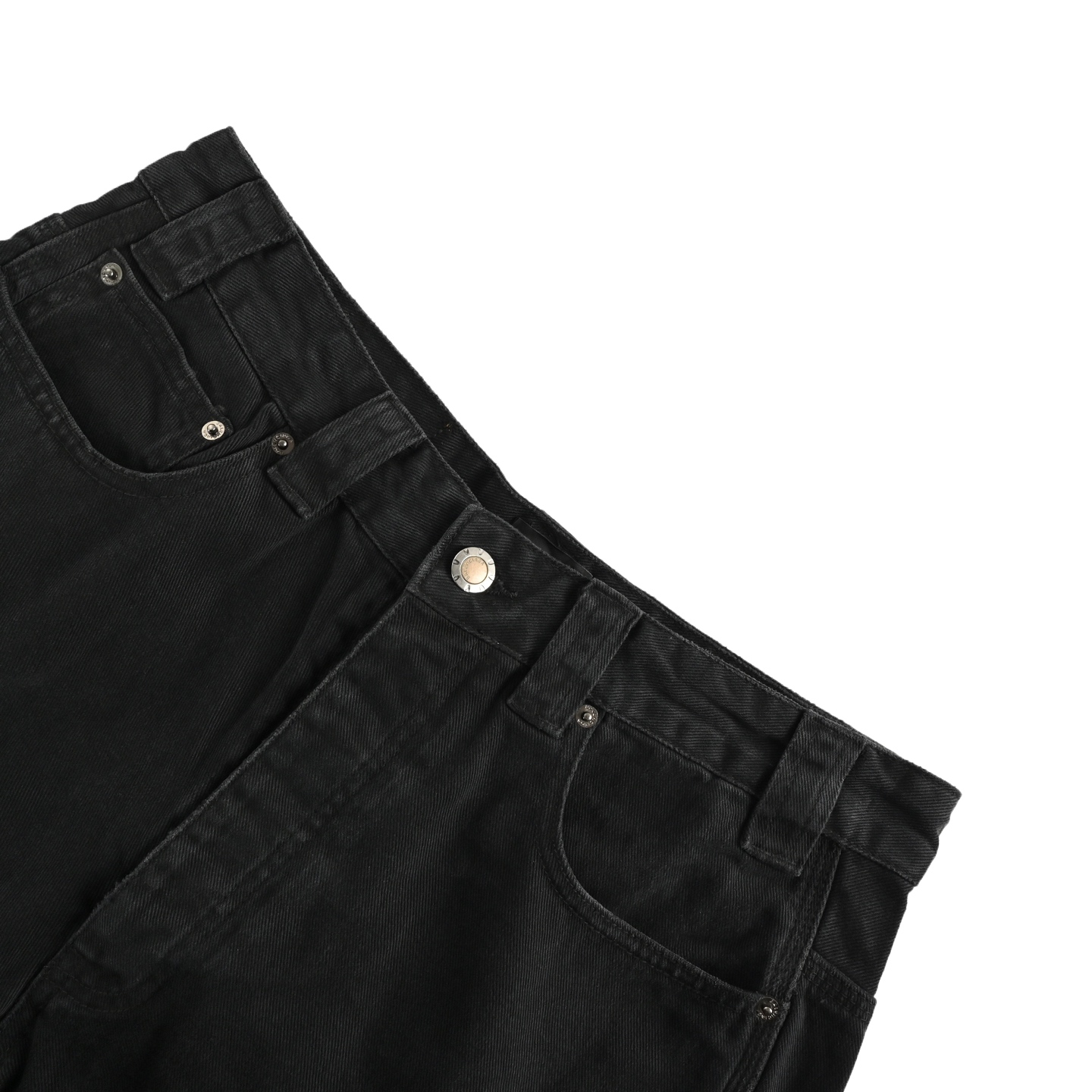 Balenciaga 25ss patchwork lumberjack denim shorts