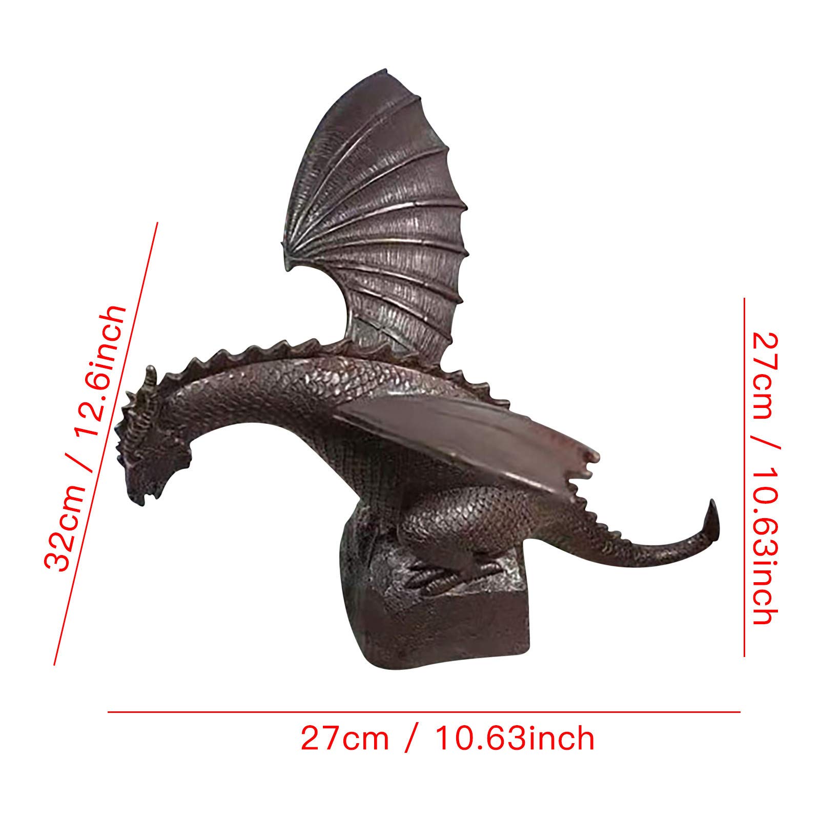 (🔥Last Day Promotion-SAVE 50% OFF)Precision Casting Fire-breathing Dragon Sculpture Waterscape