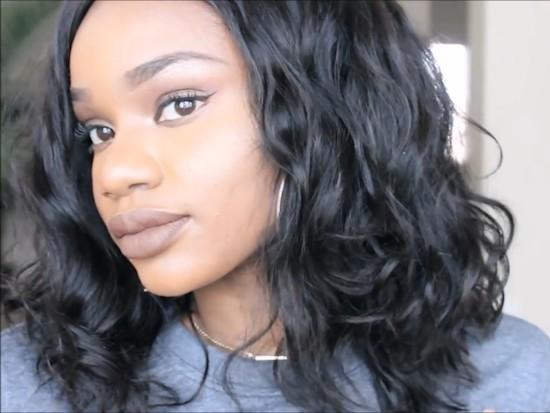 New Affordable Basic Cap Frontal Lace Wig Perfect For Summer!!! Wavy Bob