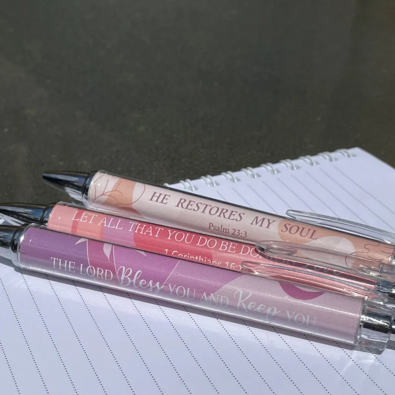 Faith-Based Scripture Pens | Gift Set for Christians