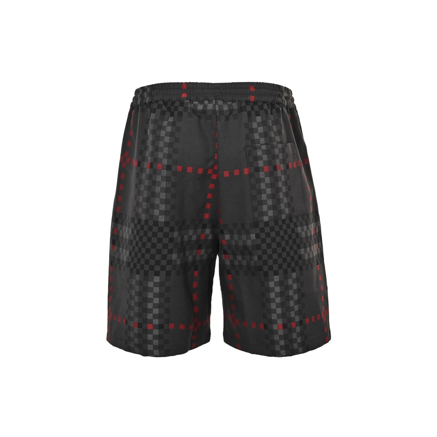 Burberry 25ss pixel check wool blend harrington shorts