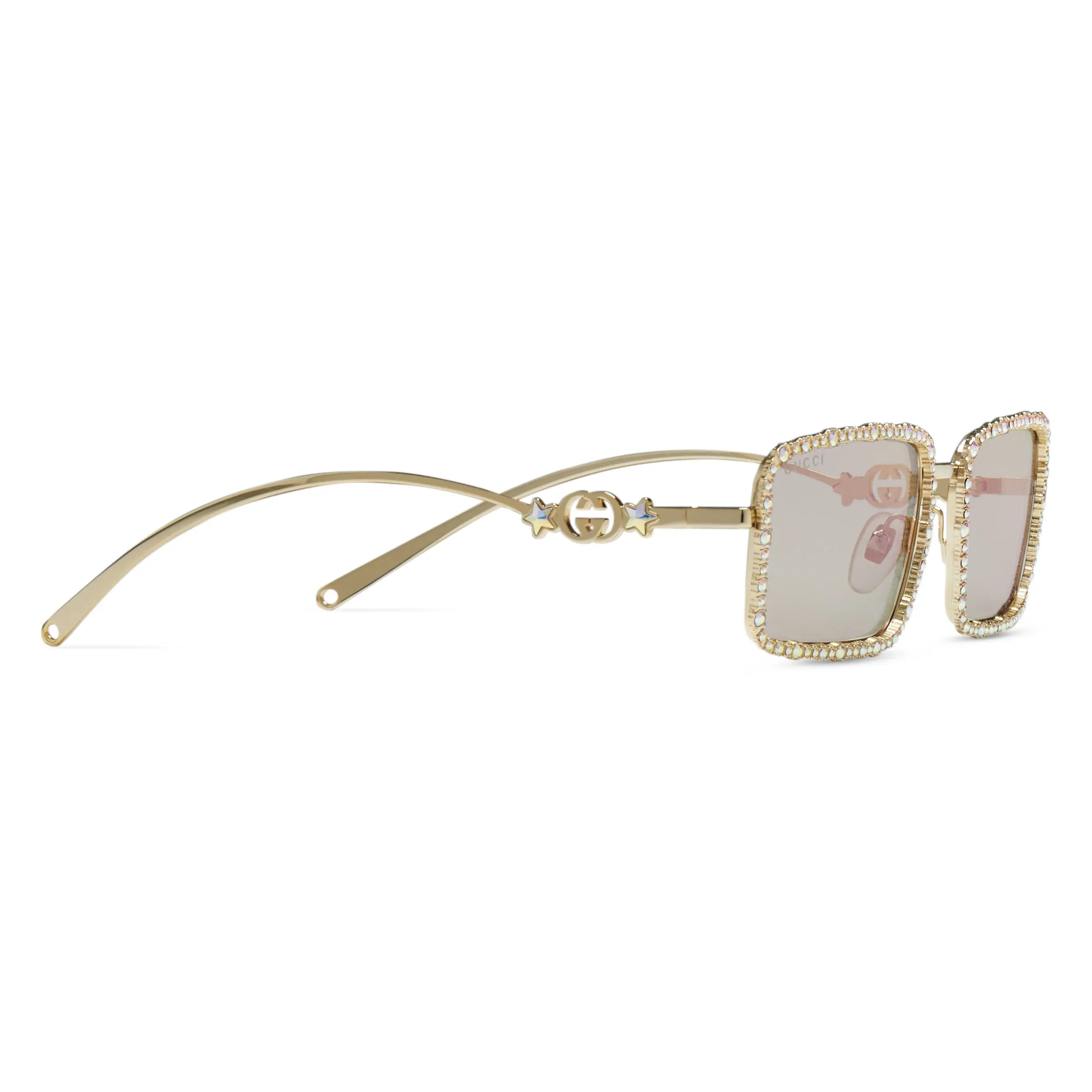Gucci rectangular frame sunglasses