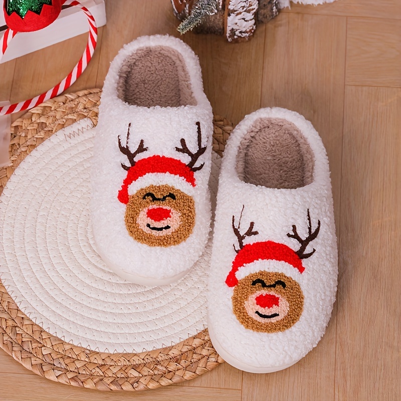 🎄Early Christmas Sale 49% OFF🎄Fuzzy Cartoon Christmas Slippers