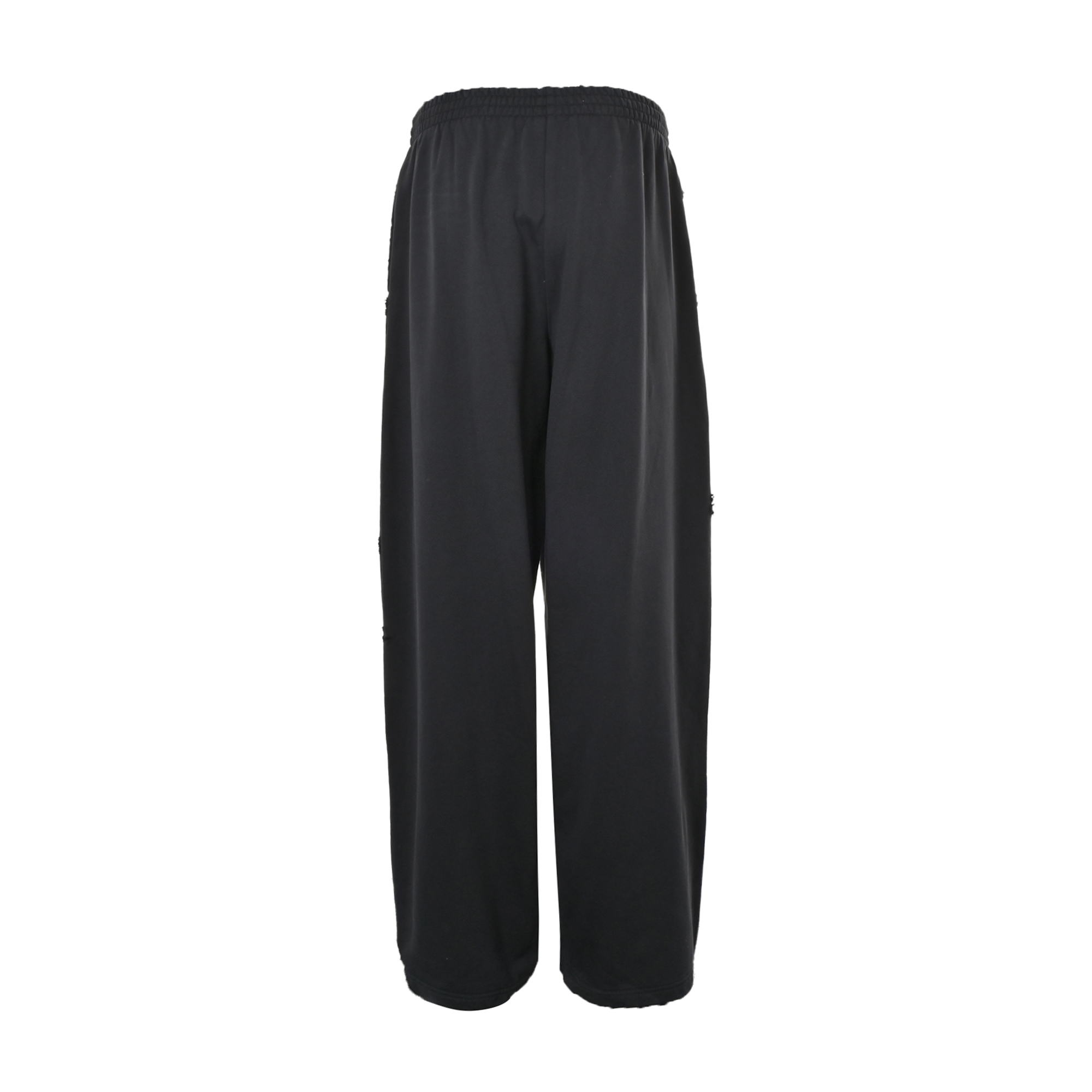 Balenciaga 25ss heavy batik washed embroidered wide-leg trousers