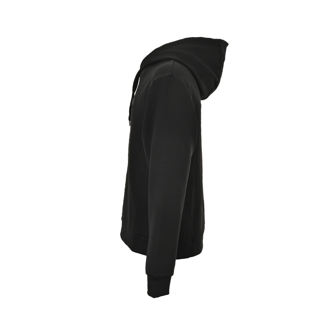 Prada 24Fw chest embroidered logo hooded sweatshirt