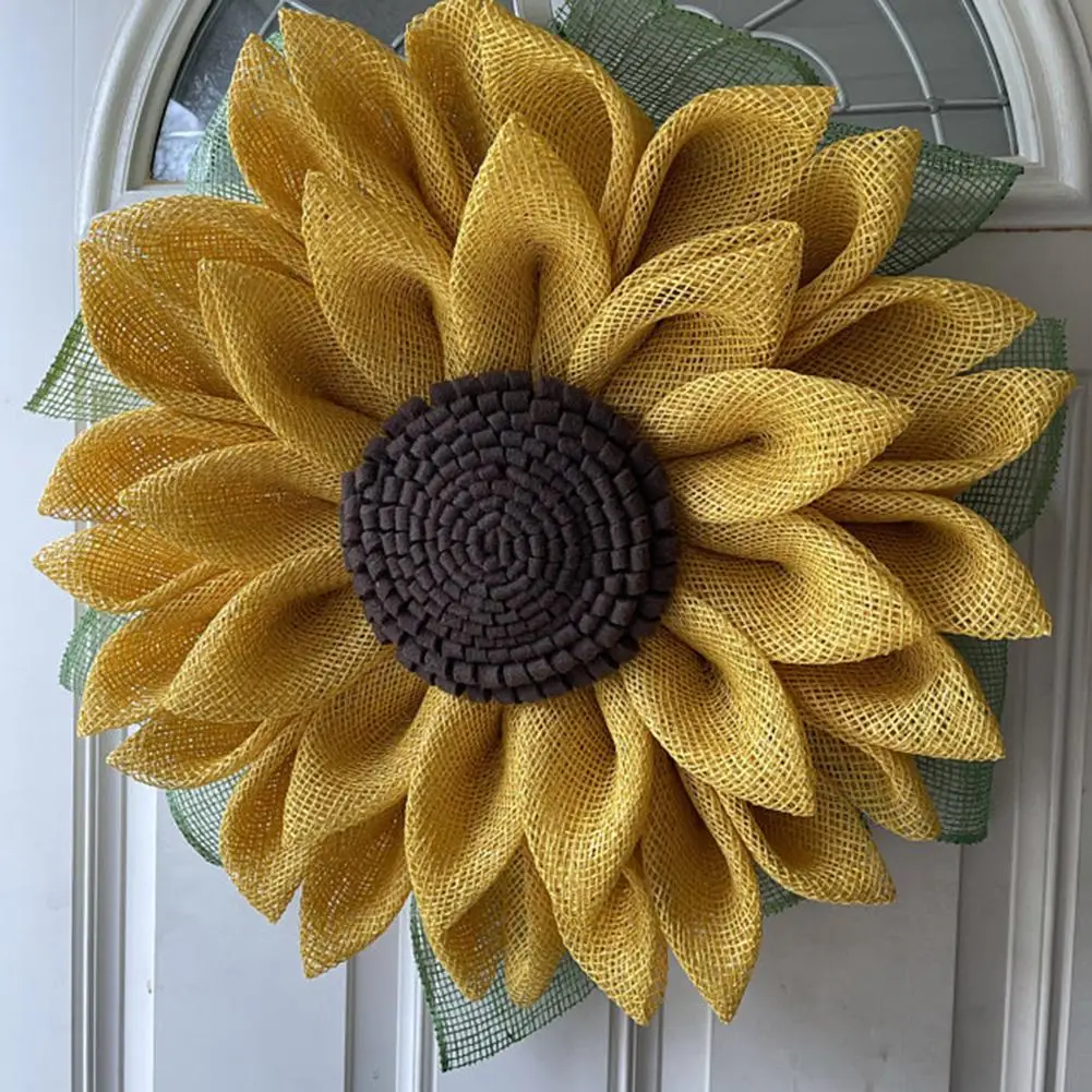 🔥Last Day 50% OFF🔥 - 🌻2024 New Sunflower Wreath🌻