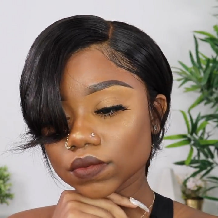 New Cheap Short Pixie Bob Wig