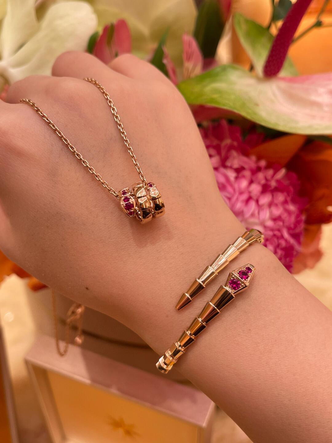 Bulgari Ruby Limited Edition Snake Bracelet