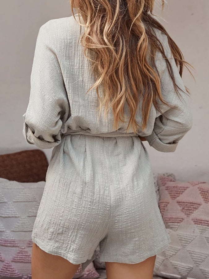 Women's Solid Color Simple Casual Resort Jumpsuit