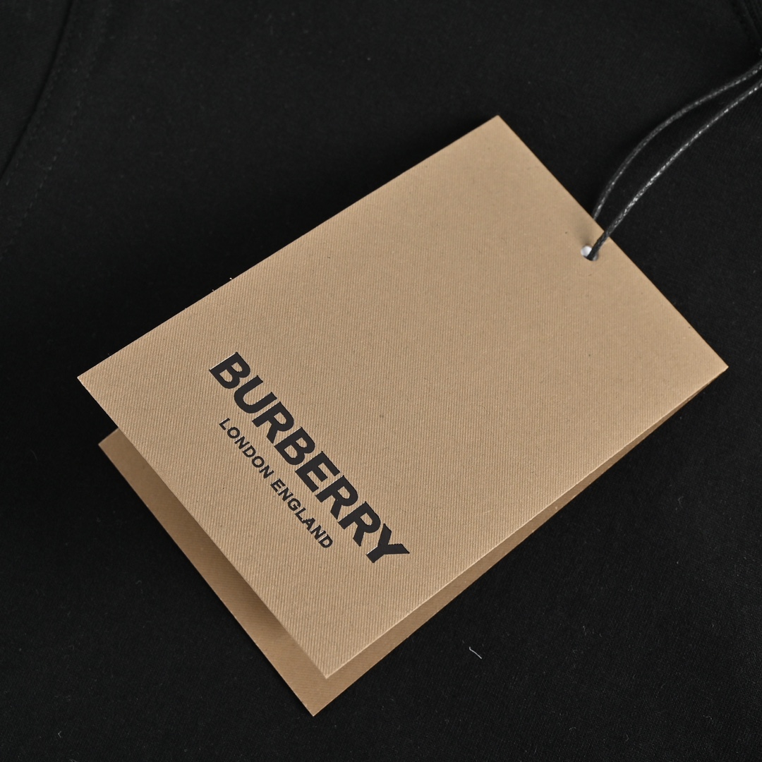 Burberry side check stitching short sleeves