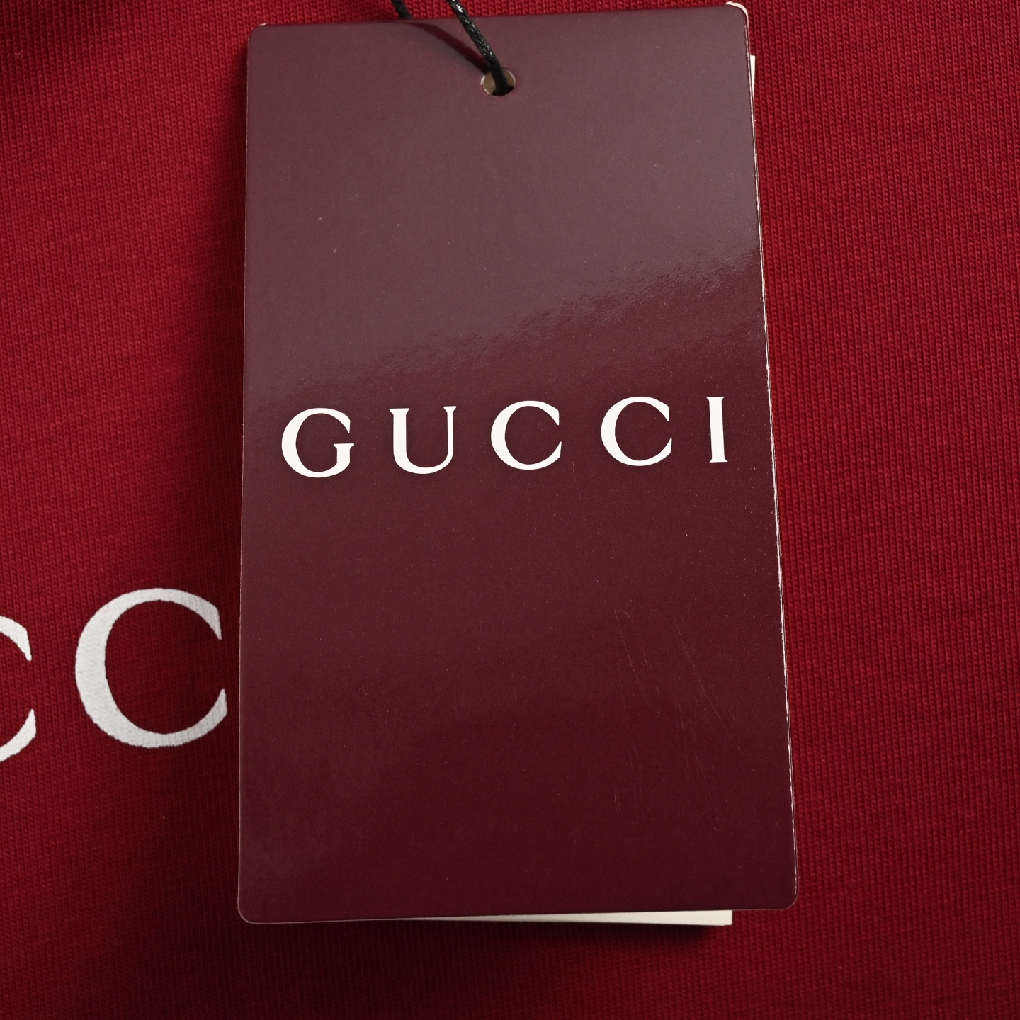 Gucci 25ss lettering print short sleeve