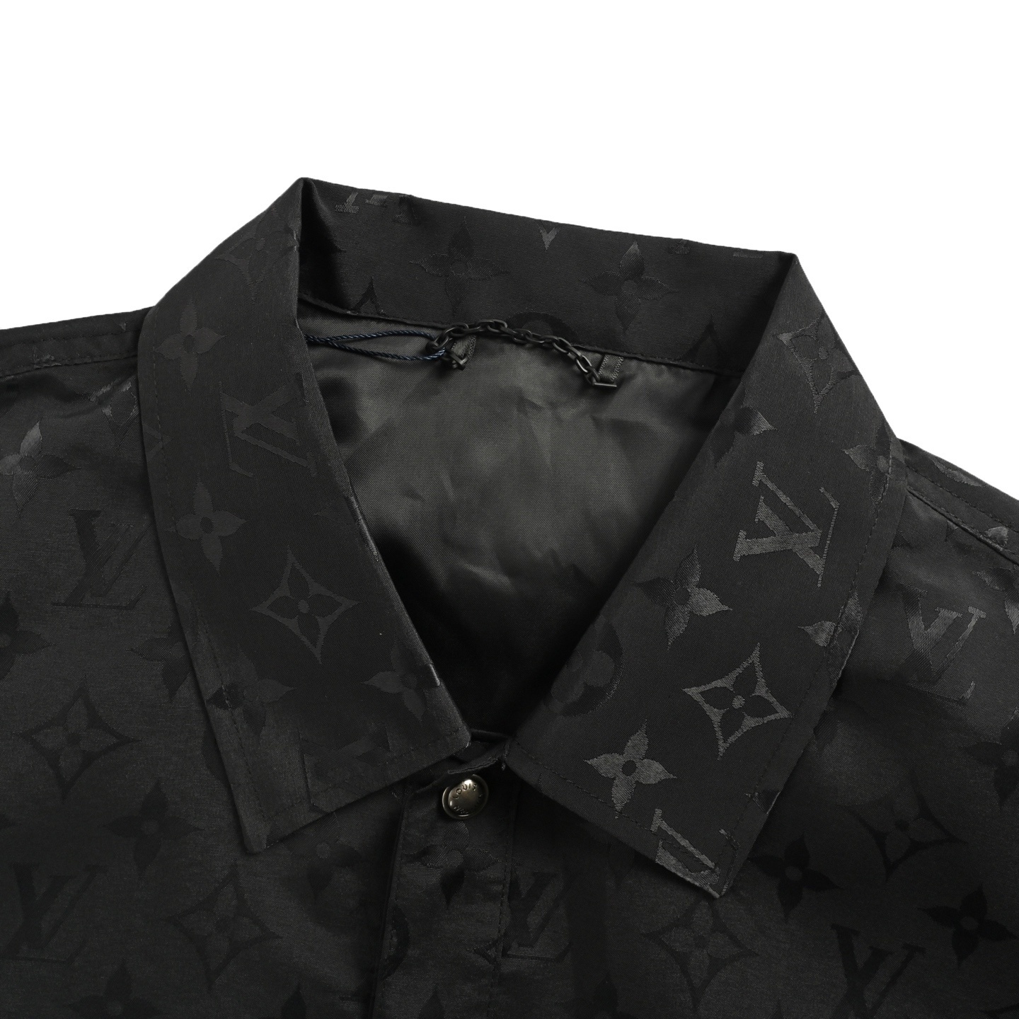 Louis Vuitton 25Fw monogram jacquard diamond shirt jacket
