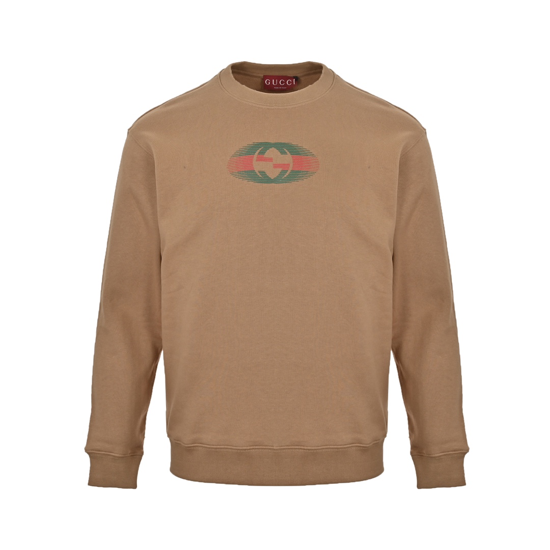 Gucci 24Fw multicolor combination print crewneck sweatshirt