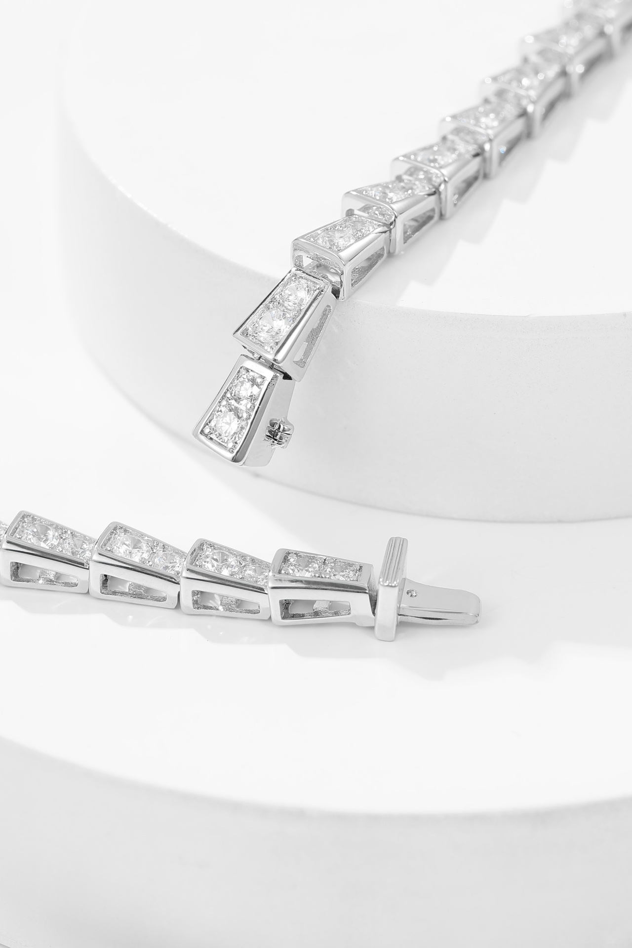 Bulgari diamond snake necklace