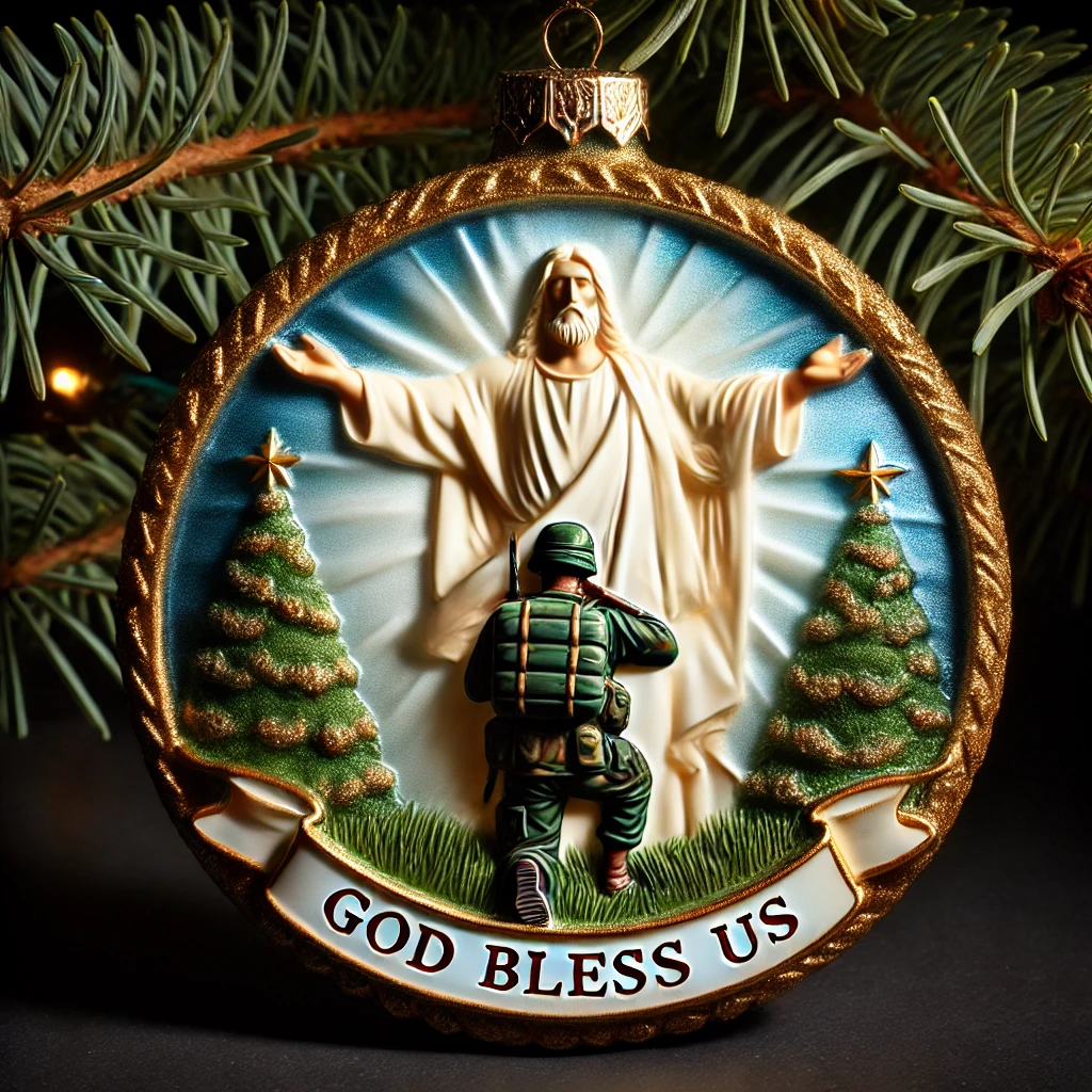 God Bless Us Ornament