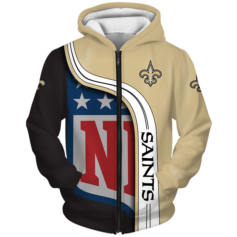 NEW ORLEANS SAINTS 3D HOODIE NNOS001