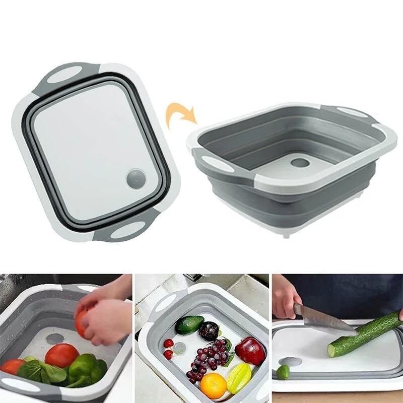 3in1 Multi-Function Foldable Cutting Board