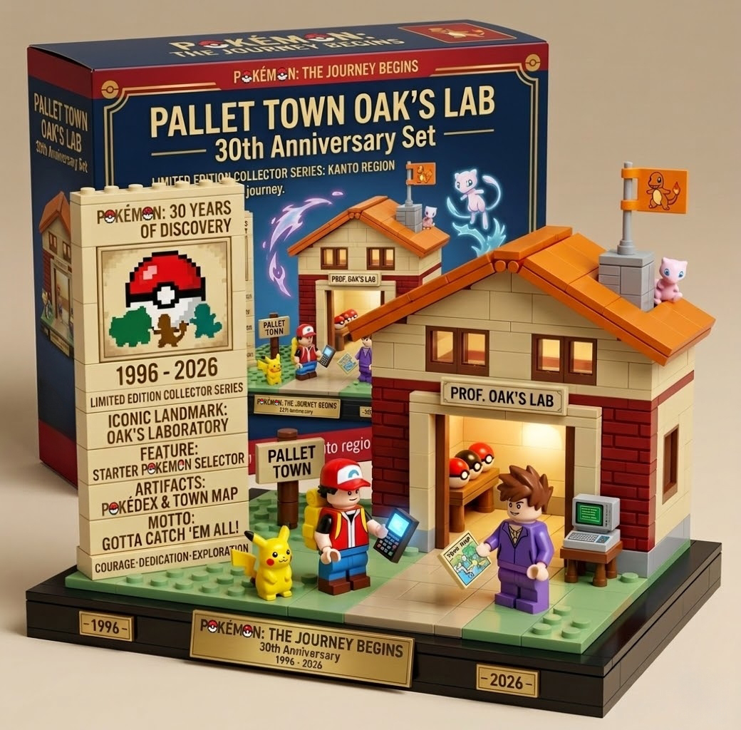 Pokémon 40th Anniversary  Limited Edition Brick Set