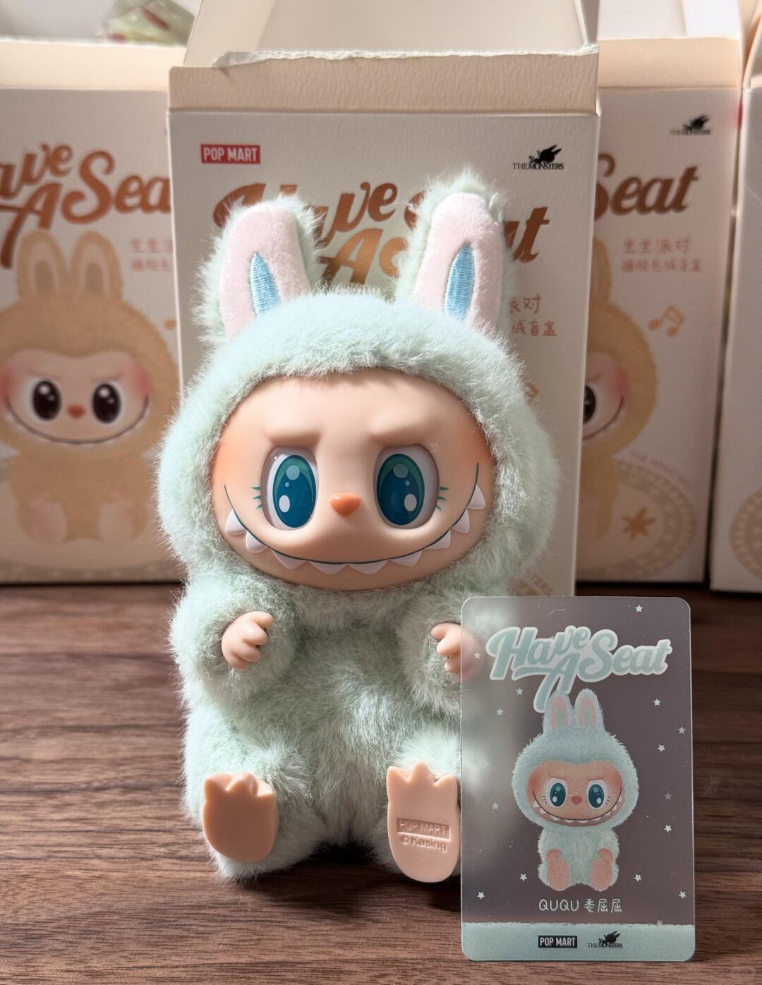 LABUBU Sit Party Vinyl Plush Pendant Blind Box Labub HaveASeat