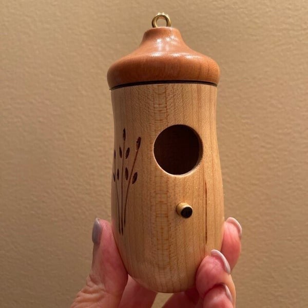 🔥Last Day Promotion-[SAVE 50% OFF]--Handmade Wooden Hummingbird House-Gift for Nature Lovers
