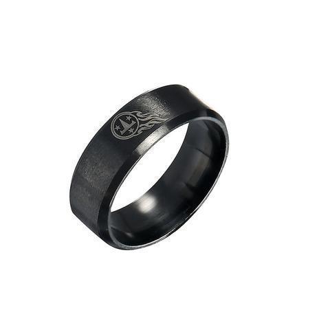 LIMITED EDITION TENNESSEE TITANS TITANIUM STEEL RING