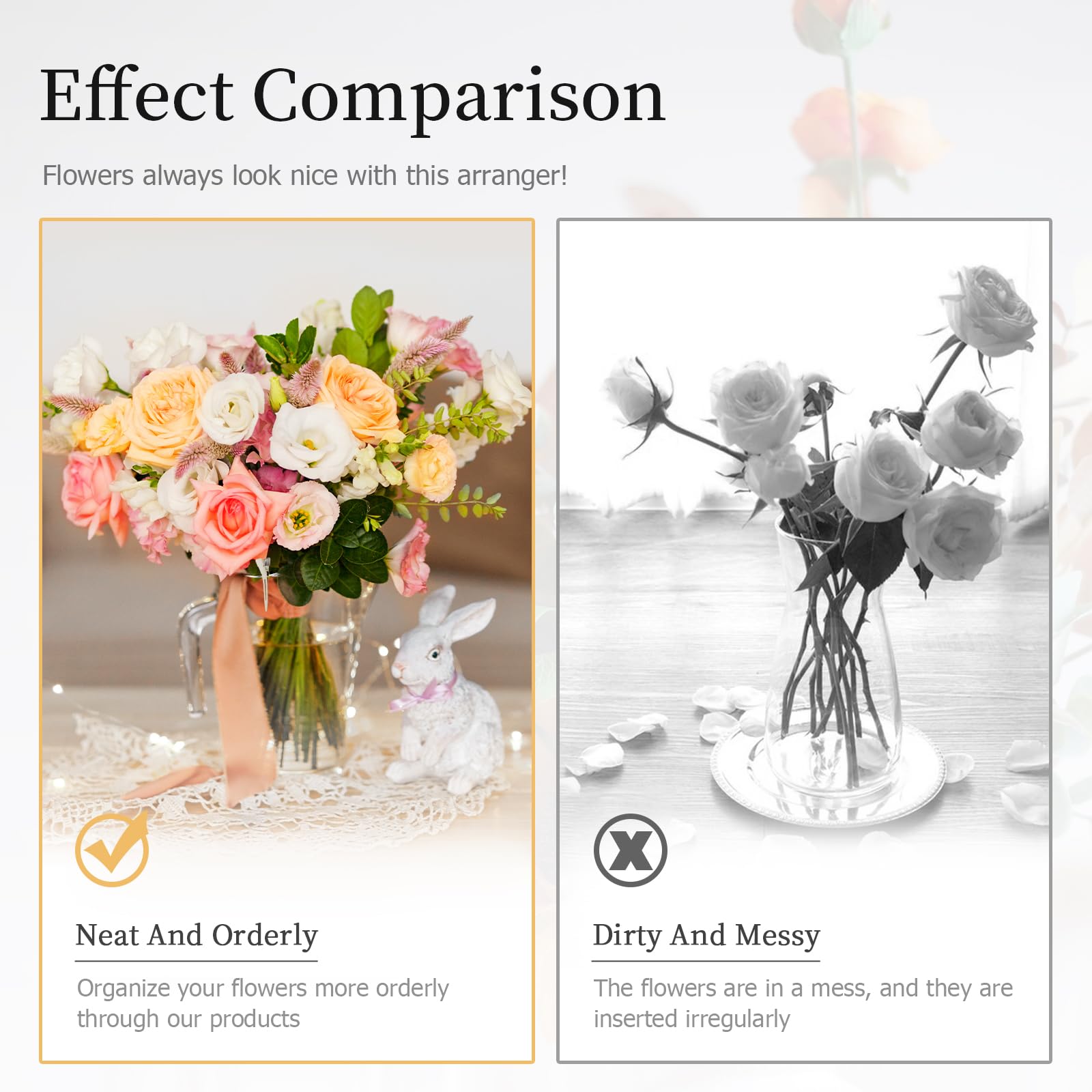 👍Last Day Promotion 60% OFF💥Bendable Flower Arrangement Holder - 3Pack