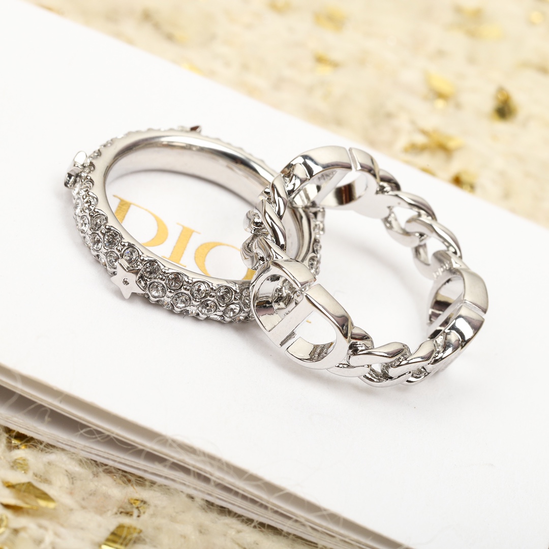 Dior two piece ring set