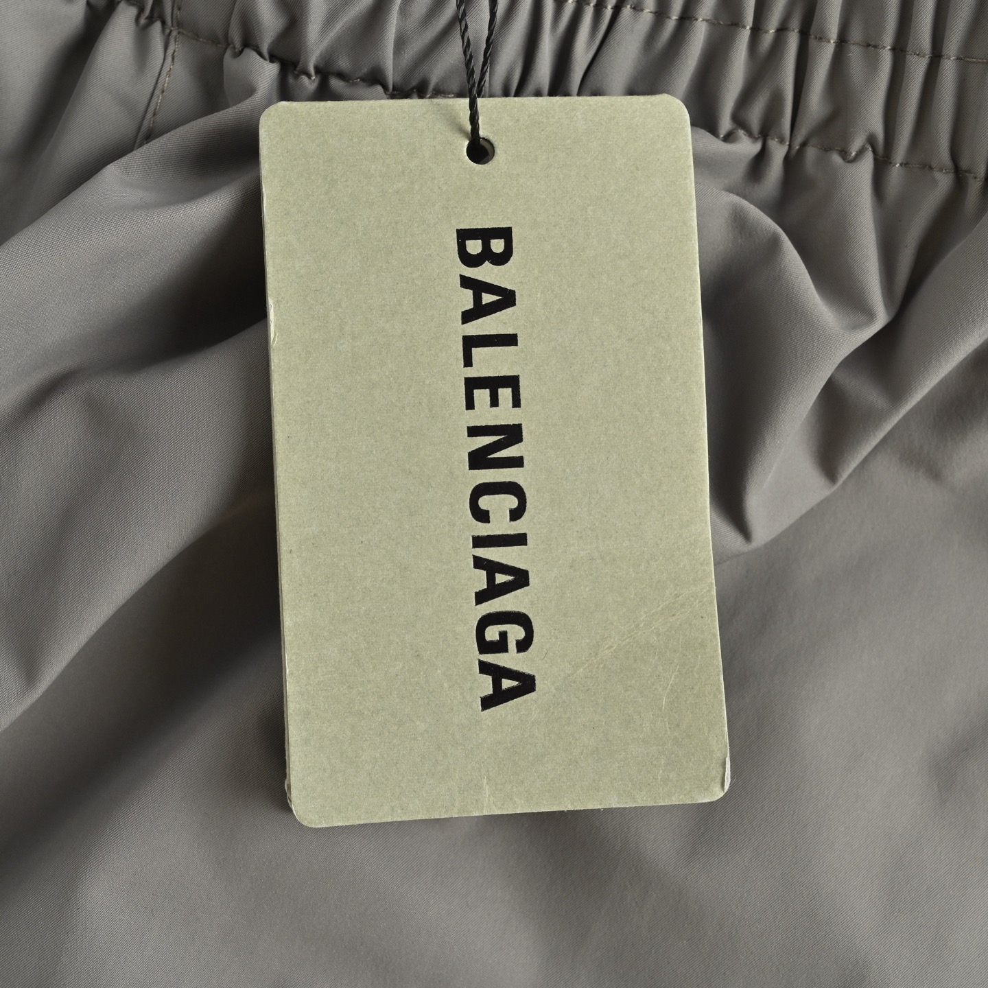 Balenciaga 25ss hoop embroidery contrast panel shorts
