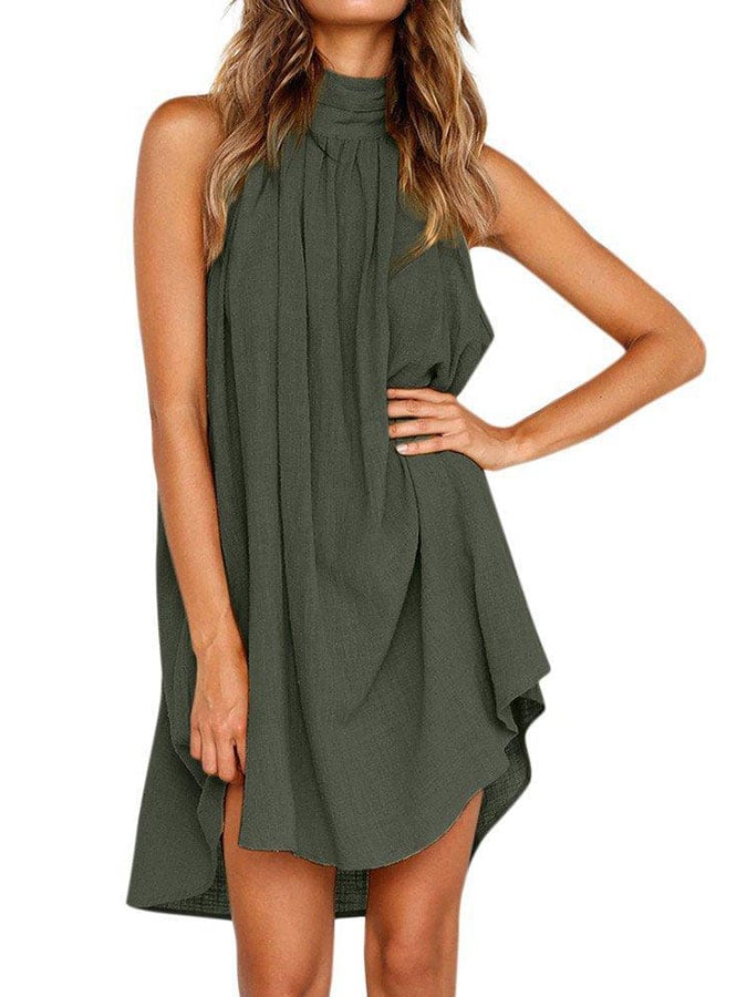 Casual Sleeveless Irregular Dress