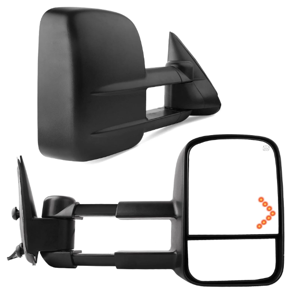 YITAMOTOR Compatible with 2003-2006 Chevy Silverado Tahoe GMC Sierra Extendable Tow Mirrors