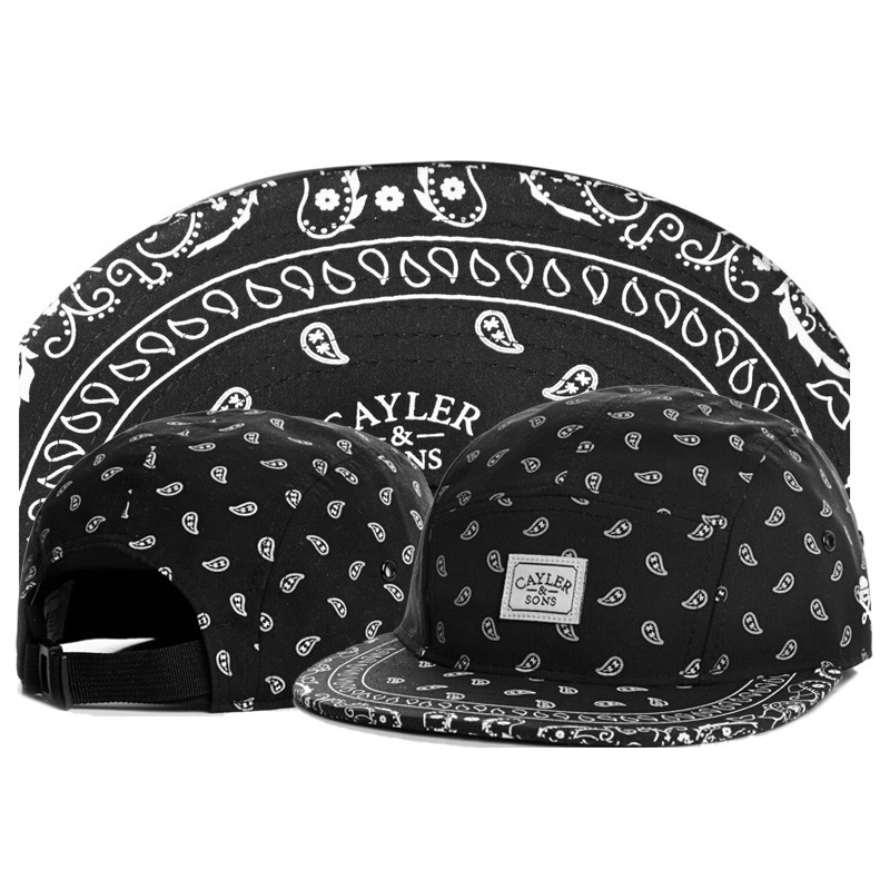 Street dance men and women's trendy embroidered street sun hat flat brim hip hop hat