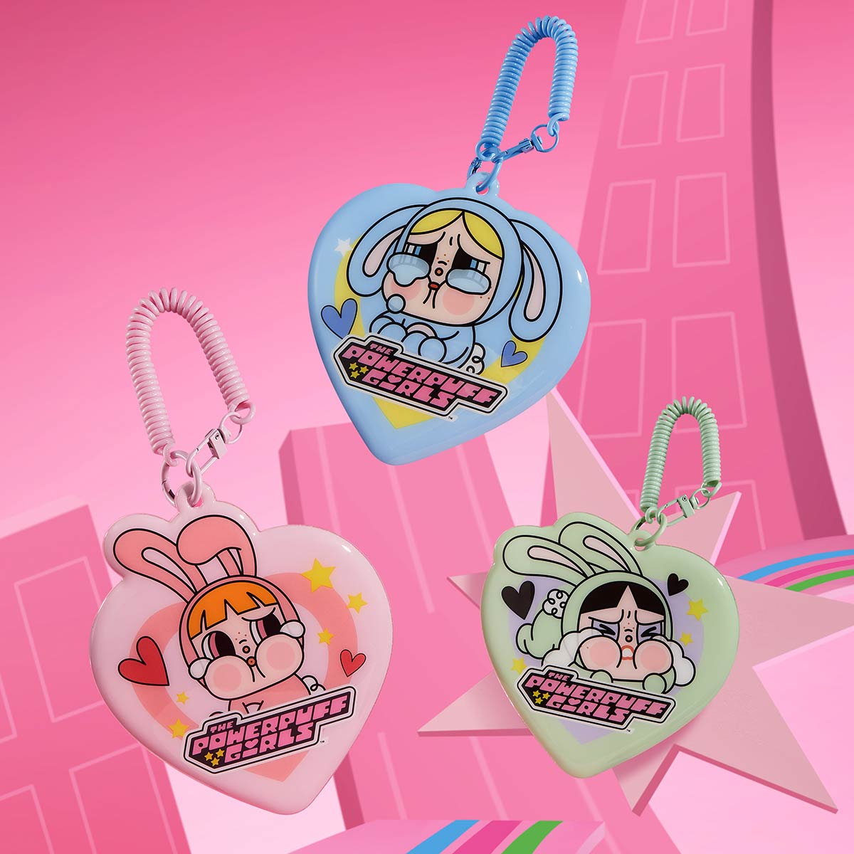 POP MART CRYBABY× Powerpuff Girls Series-Card Holder [1 Blind Box]