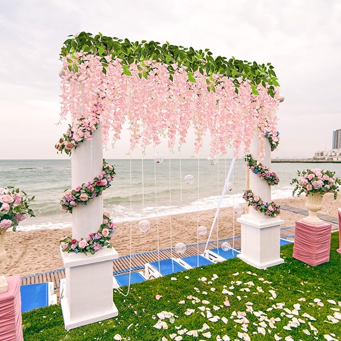 💐 Spring Hot Sale - 49% OFF 🔥Vivid artificial hanging wisteria bunches💐Buy 7 Free shipping