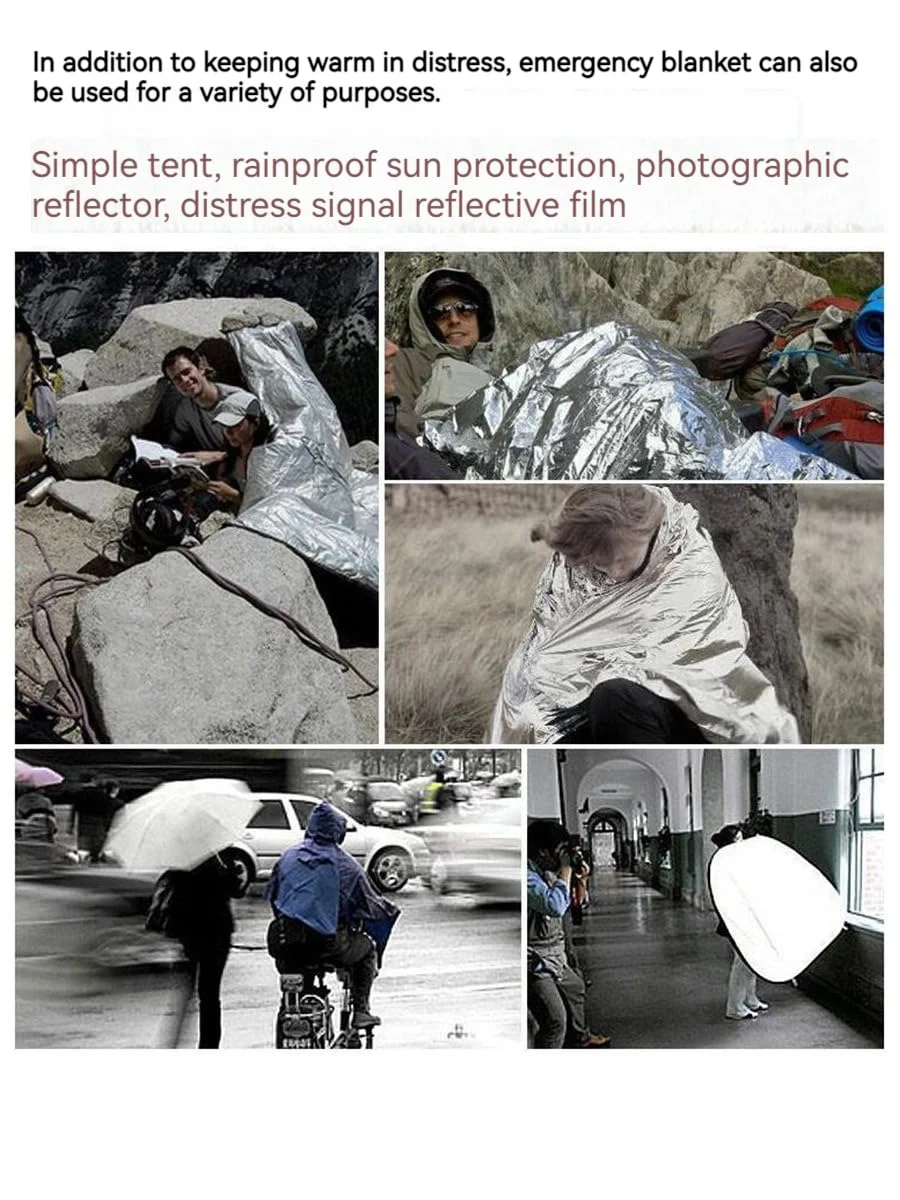 Outdoor warm emergency blanket🔥