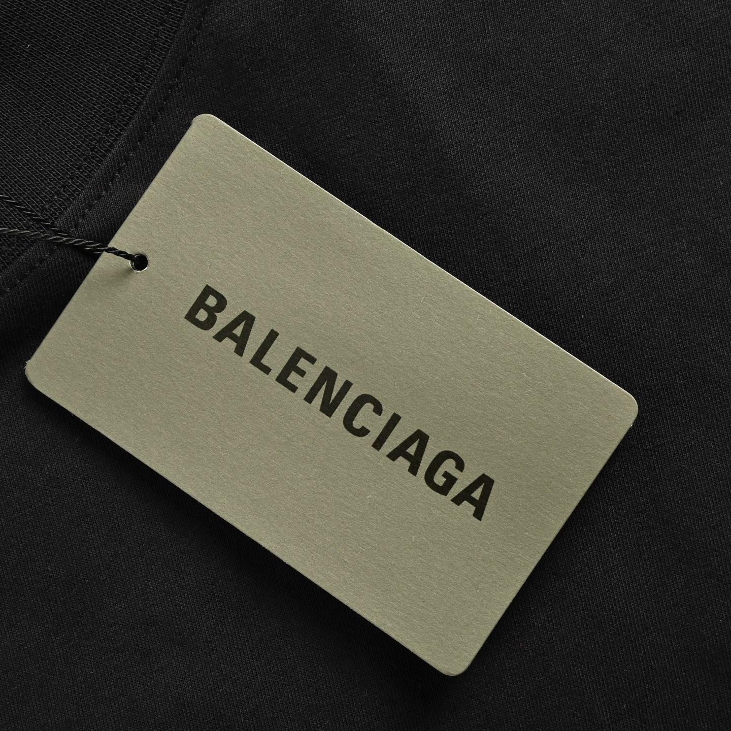 Balenciaga 25ss front and back embroidered lettering short sleeves