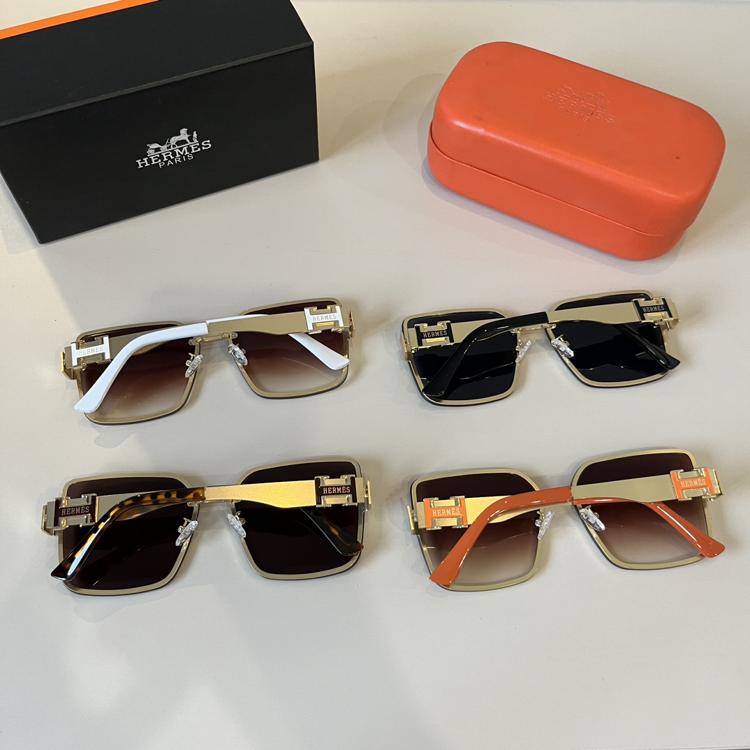 Hermes Square Frame Sunglasses